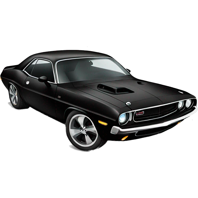 dominic toretto's black dodge challenger 1969 emoji