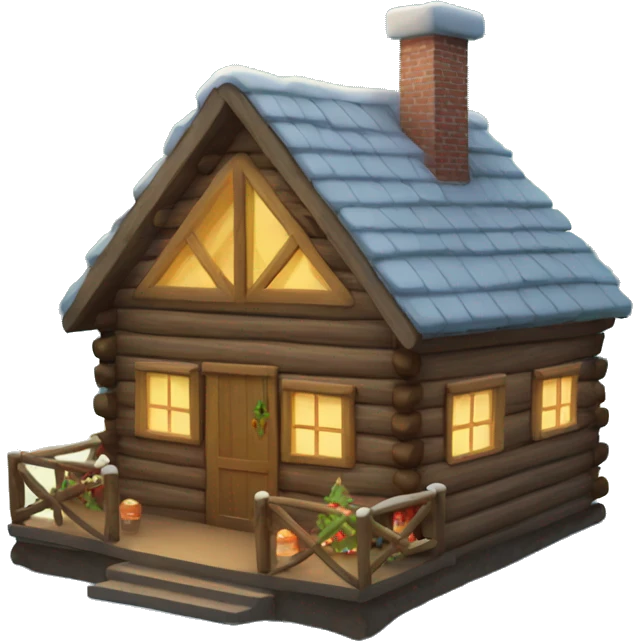 Christmas Cabin emoji