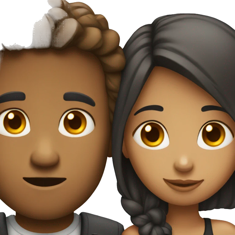 girl with boyfriend  emoji