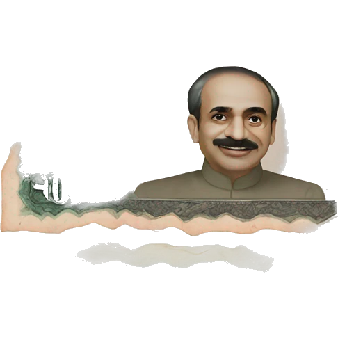 A 100 pakstani rupee note emoji