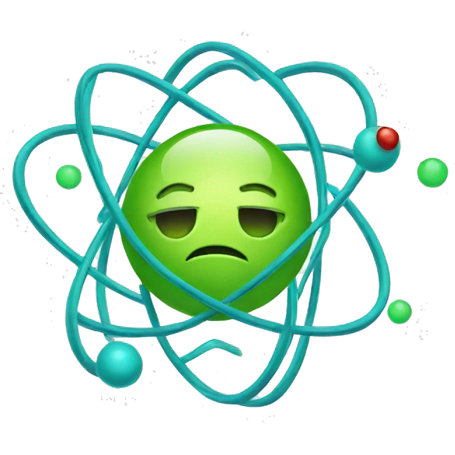 Atom cartoon  emoji