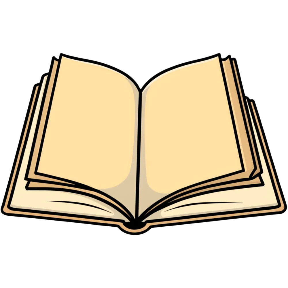 Beige open book aesthetic  emoji