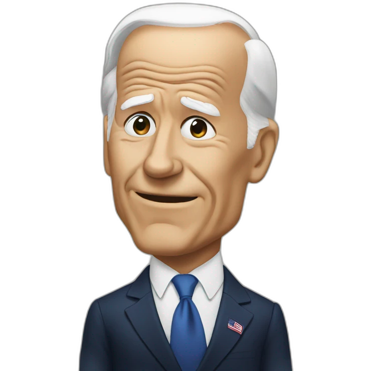Biden is scare emoji