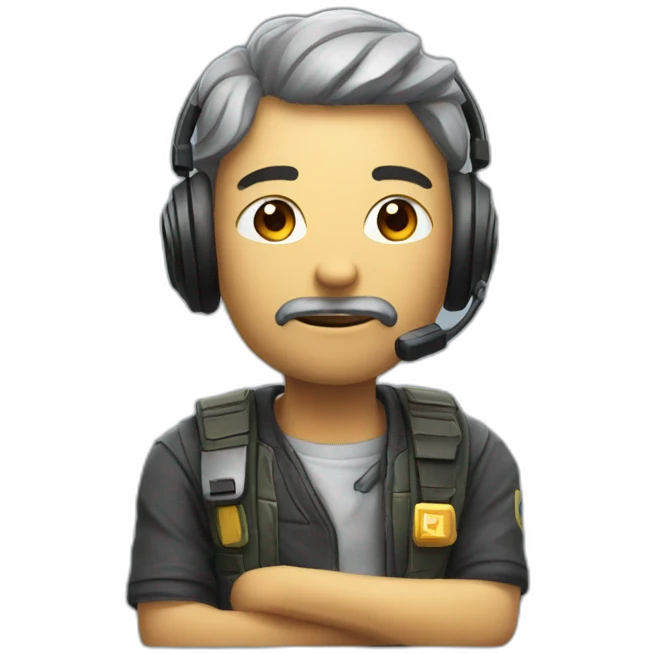 Gaming PC gameplay emoji