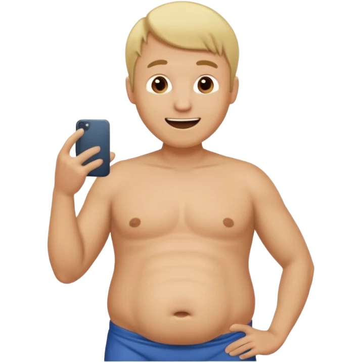 A character related to Run Forrest Run to make a joke to a henpecked friend of ours, a blonde with a potbellied belly who resembles the Recep Ivedik type with his hair a little bald in the front emoji