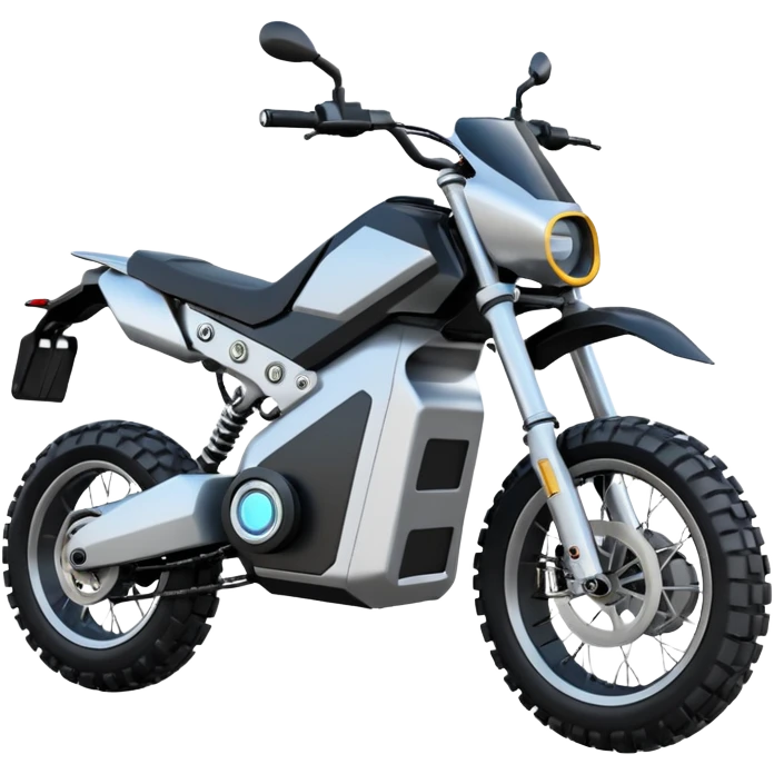 A electric motorcycle like a surron emoji