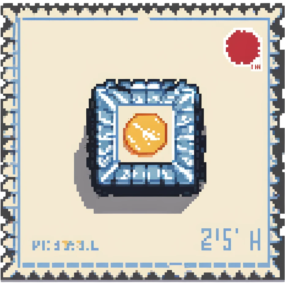 postage stamp emoji