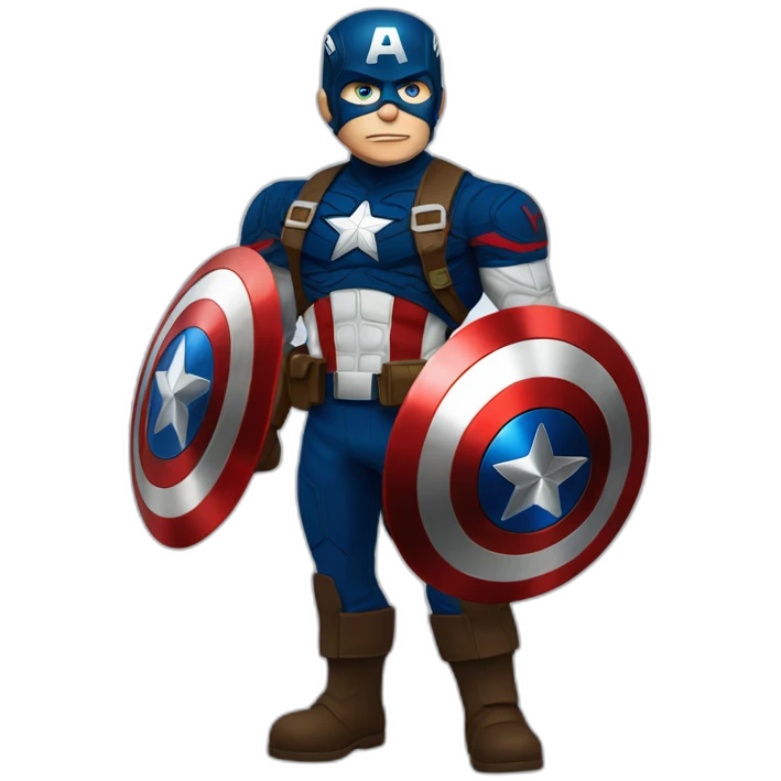 JC captain america brun emoji