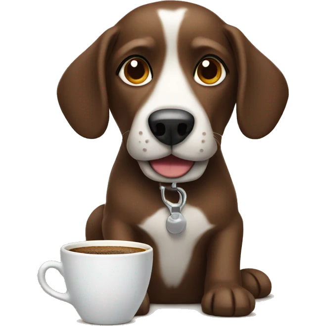 Espresso dog emoji