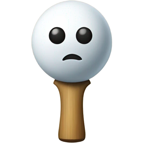 Tumbs up pingpong ball emoji