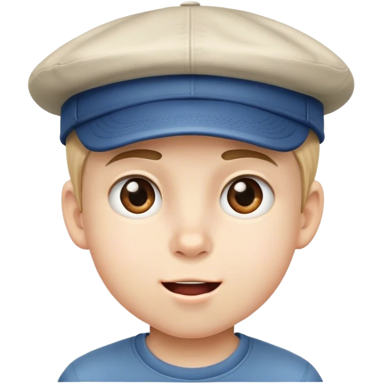 boy with cap mewing  emoji