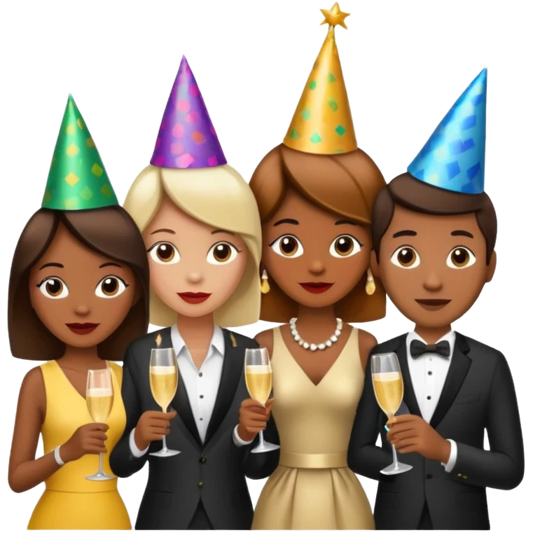 Two Mexicans partying emoji