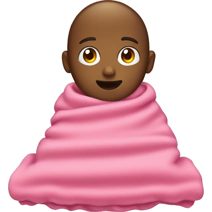 Pink blanket emoji