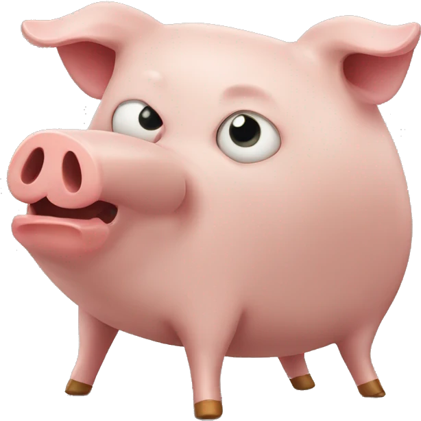 Pork chops with legs  emoji