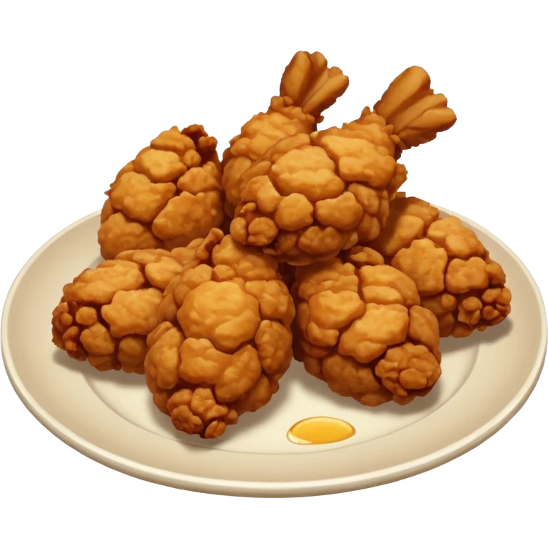 Japanese fried chicken karaage emoji