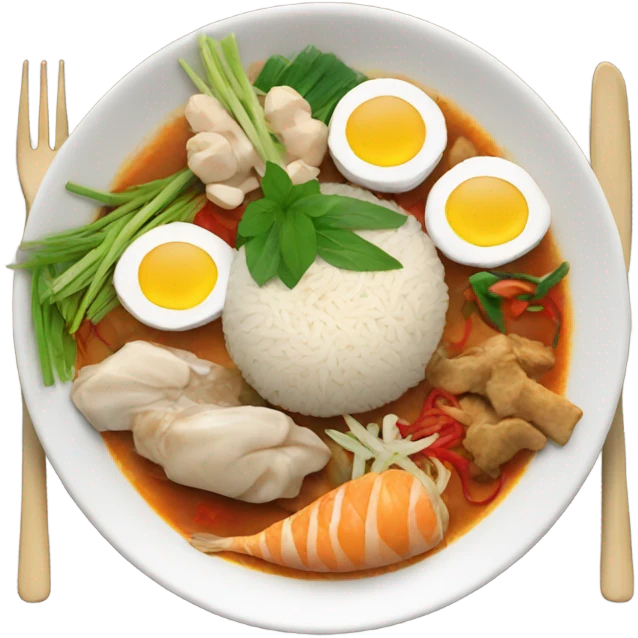 thai food dinner emoji
