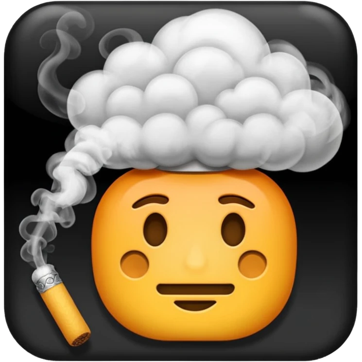 blunt smoke emoji