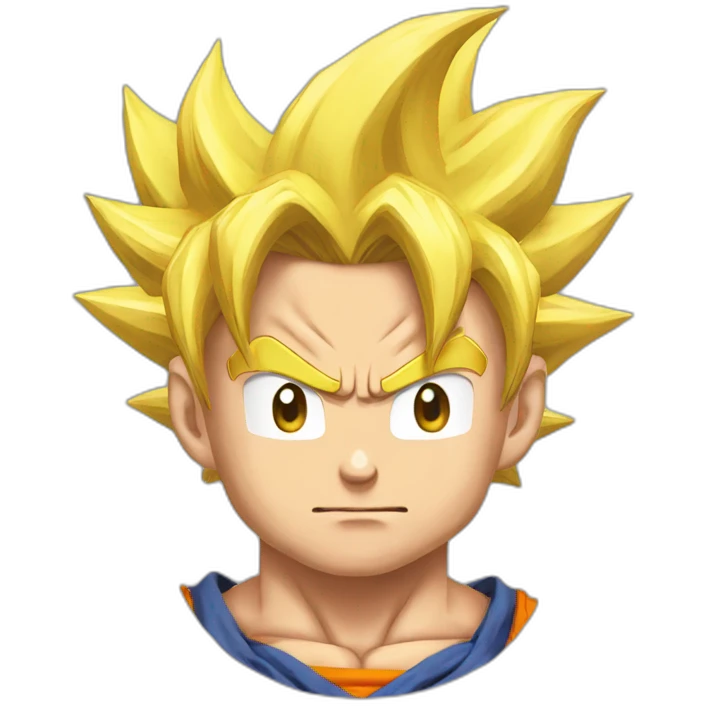 Goku super sayajin emoji