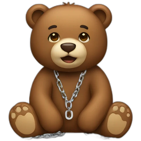 bear chain emoji