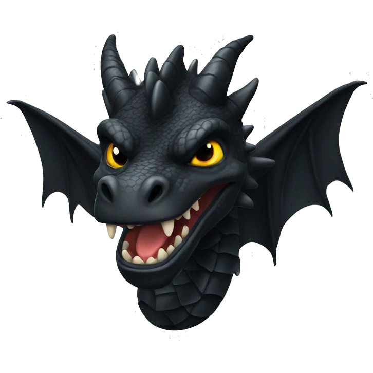 Black dragon emoji