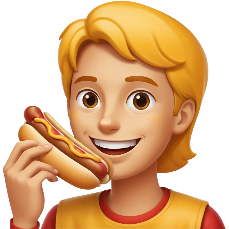 funny hotdog emoji