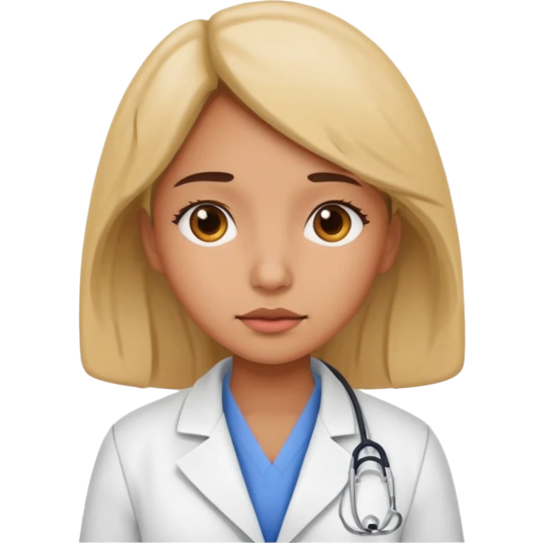 Medical assitant girl tired emoji
