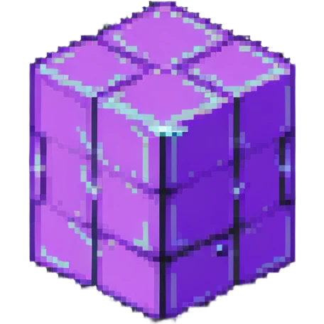 purple glowing box emoji
