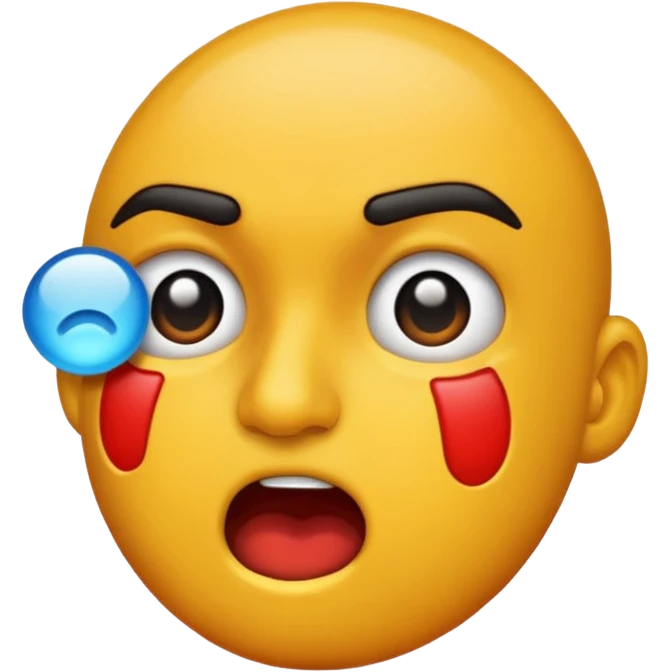 Punched in the face emoji