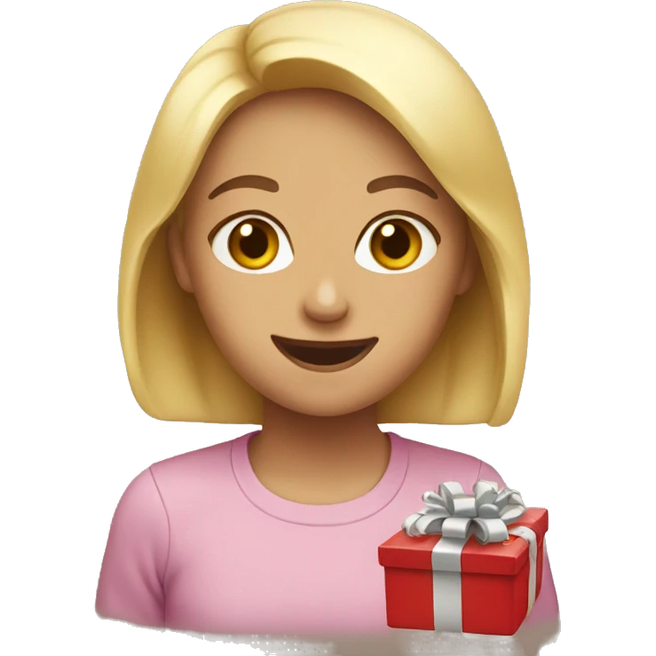 Opening presents  emoji