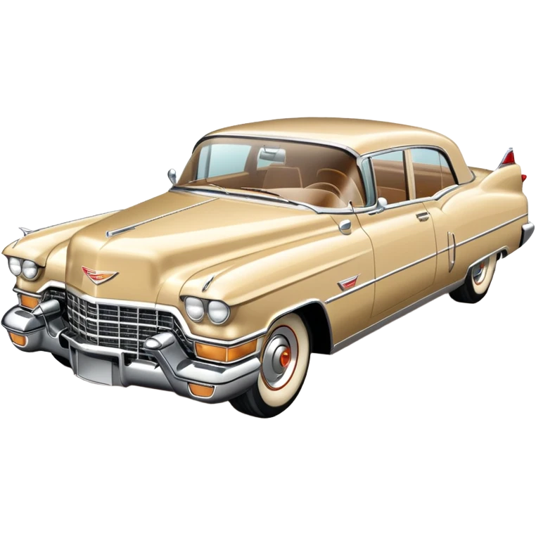 Beige Cadillac retro car emoji