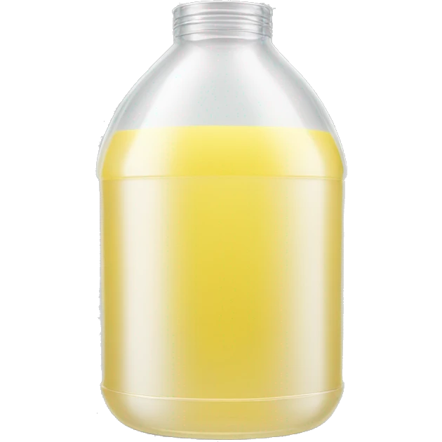 transparent plastic jug with lid no handle emoji