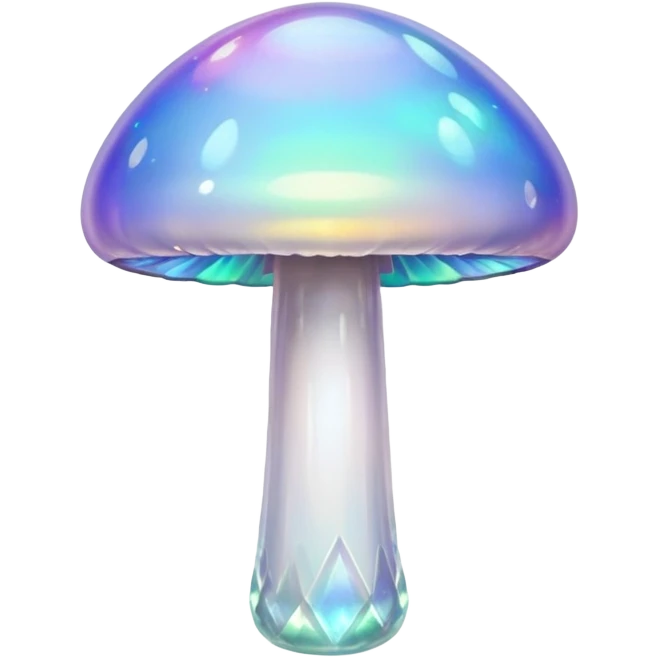 Opal crystal mushroom  emoji