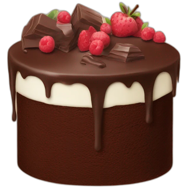 Chocolate cake  emoji