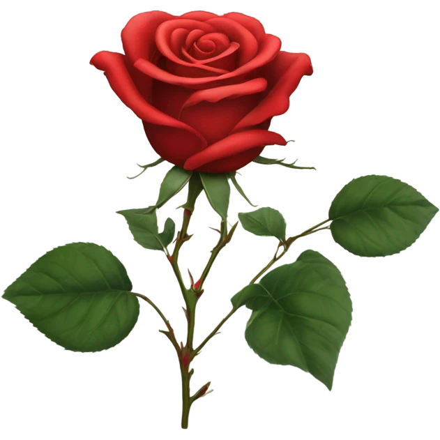 Heart rose emoji