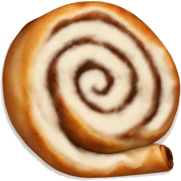 Cinnamon roll emoji