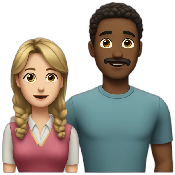 otis and meave from sex education emoji