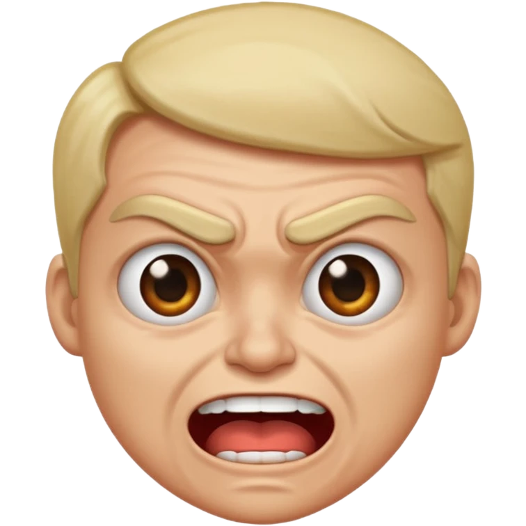 Laughing eye roll anger  emoji