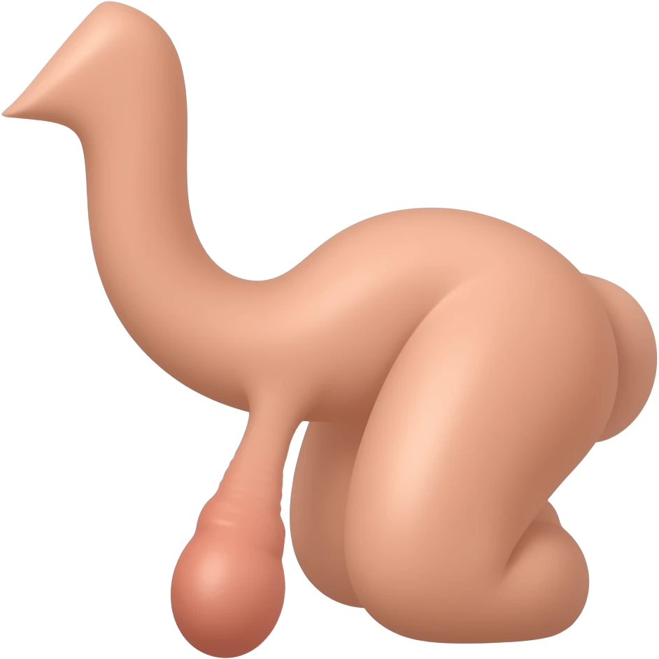 Penis and scrotum emoji