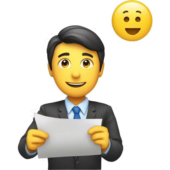 Auditor checking the yes checkbox in a document emoji