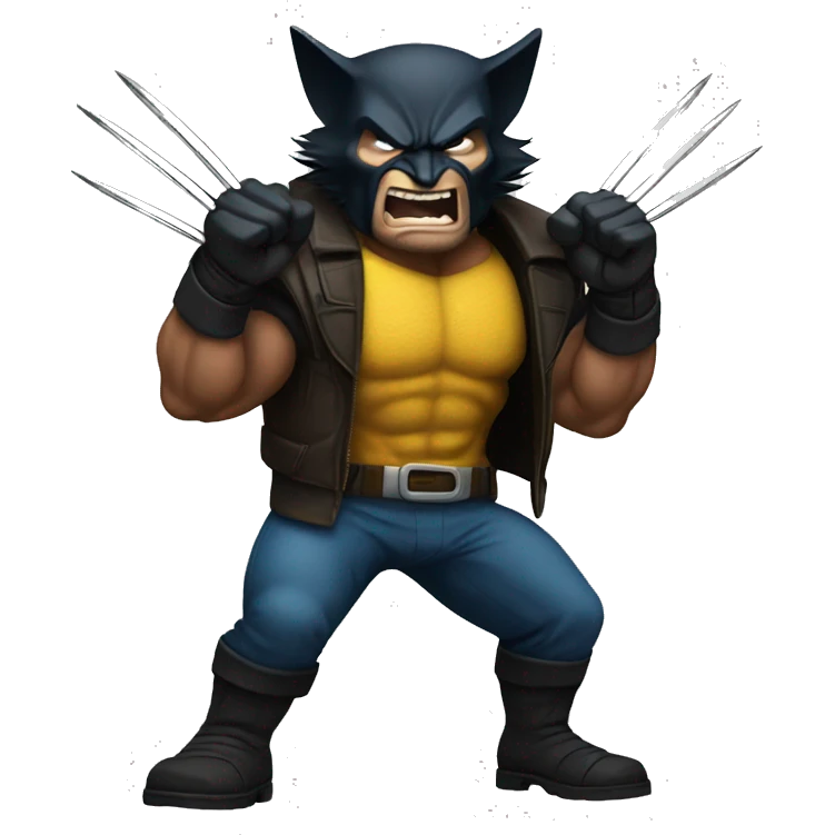 full body wolverine emoji