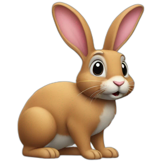 rabbit at space jam emoji