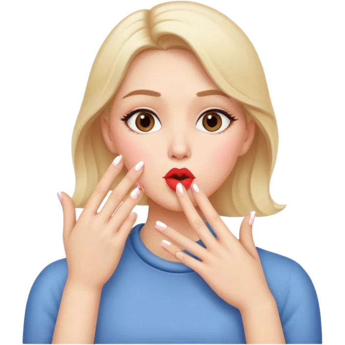 Me blowing kisses  emoji