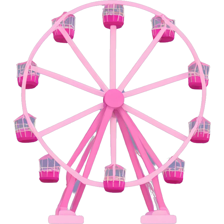 pink Ferris wheel emoji