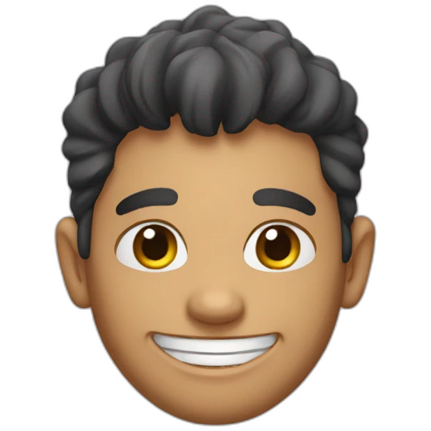 Smiling gueen emoji