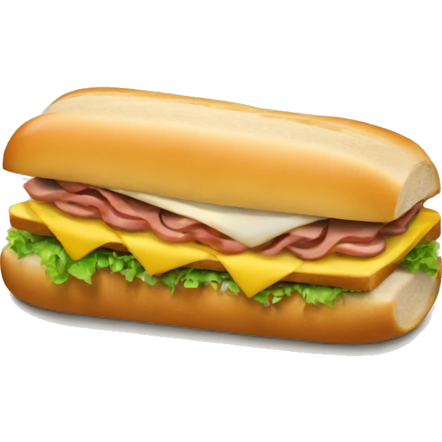Hoagie sandwich emoji