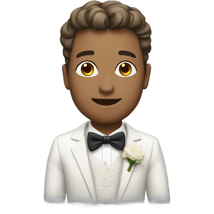 wedding man emoji