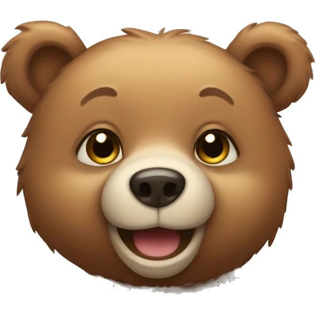 cute little bear  emoji