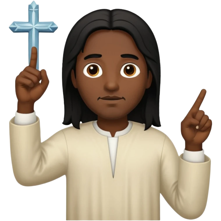 너를 가르키는 예수님 emoji