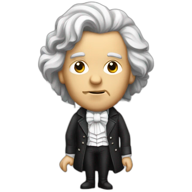 Beethoven pasando la aspiradora emoji