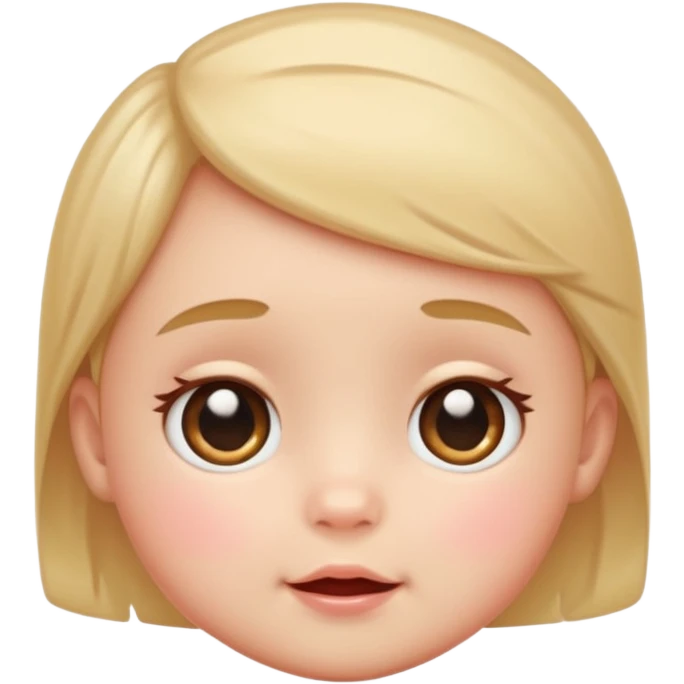 Baby face emoji